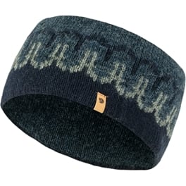 Fjällräven Övik Path Knit Headband Unisex Caps, hats & beanies Blue Main Front 65666