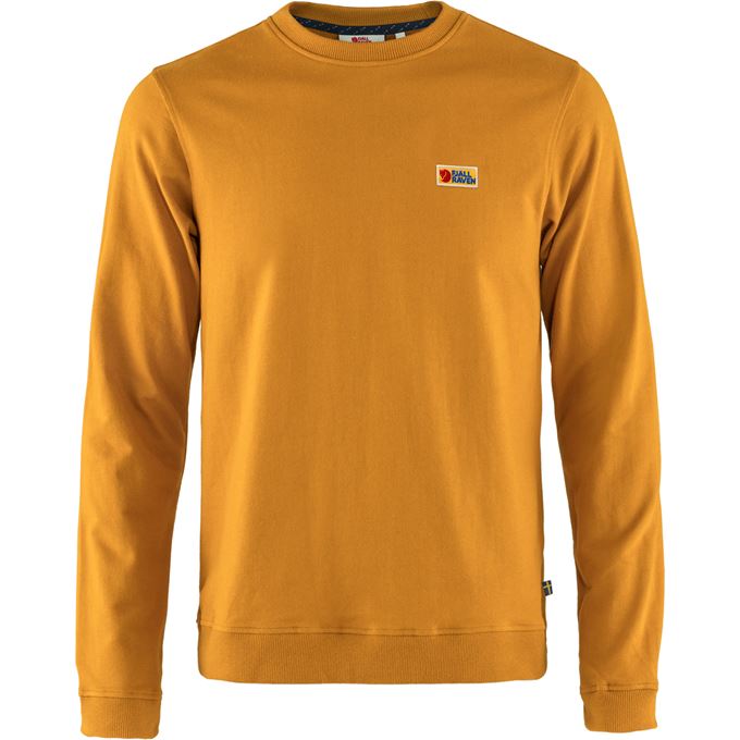 Fjällräven Vardag Sweater M Men’s Sweaters & knitwear Yellow, Orange Main Front 30166