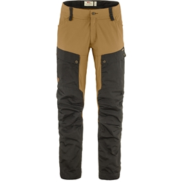 Fjällräven Keb Trousers M Reg Men’s Trekking trousers Grey, Brown, Yellow Main Front 59547