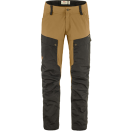 Fjällräven Keb Trousers M Long Men’s Trekking trousers Grey, Brown, Yellow Main Front 59604