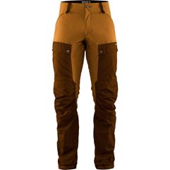 Fjällräven Keb Trousers M Reg Men’s Trekking trousers Brown, Orange Main Front 16803
