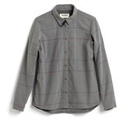 Fjällräven S/F Rider's Flannel Shirt LS W Women’s Grey Main Front 59983