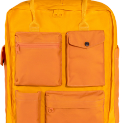 Fjällräven Samlaren Kånken 2a Unisex Daypacks Yellow, Orange Main Front 44376