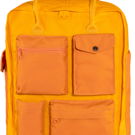 Fjällräven Samlaren Kånken 2a Unisex Daypacks Yellow, Orange Main Front 44376