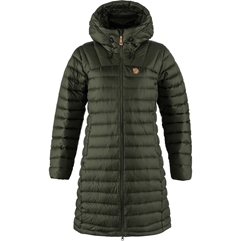 Fjällräven Snow Flake Parka W Women’s Down jackets Green Main Front 65673