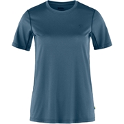 Fjällräven Abisko Day Hike SS W Women’s T-shirts & tank tops Blue Main Front 59461