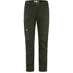 Fjällräven Karla Pro Zip-off Trousers W Women’s Outdoor trousers Dark green, Green Main Front 56471