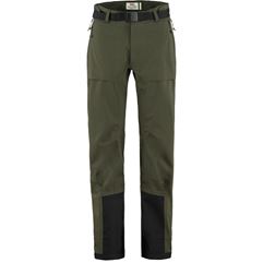 Fjällräven Keb Eco-Shell Trousers W Women’s Shell trousers Dark green, Green Main Front 56478