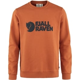 Fjällräven Fjällräven Logo Sweater M Men’s Sweaters & knitwear Brown, Orange Main Front 56373