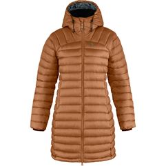 Fjällräven Snow Flake Parka W Women’s Down jackets Brown Main Front 56577