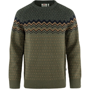 Fjällräven Övik Knit Sweater M Men’s Sweaters & knitwear Dark green, Green Main Front 56527