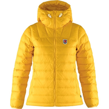 Fjällräven Expedition Pack Down Hoodie W Women’s Down jackets Yellow Main Front 30010