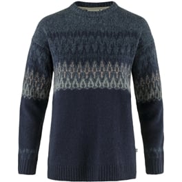 Fjällräven Övik Path Knit W Women’s Sweaters & knitwear Blue Main Front 65774