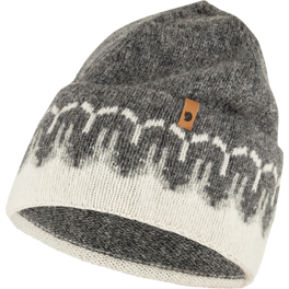 Fjällräven Övik Path Knit Beanie Unisex Caps, hats & beanies White Main Front 65661