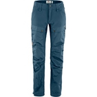 Fjällräven Keb Trousers Curved W Women’s Trekking trousers Blue Main Front 65756