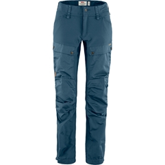 Fjällräven Keb Trousers Curved W Women’s Trekking trousers Blue Main Front 65756