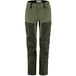 Fjällräven Keb Trousers Curved W Women’s Trekking trousers Green Main Front 75451