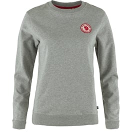 Fjällräven 1960 Logo Badge Sweater W Women’s Sweaters & knitwear Grey Main Front 65279