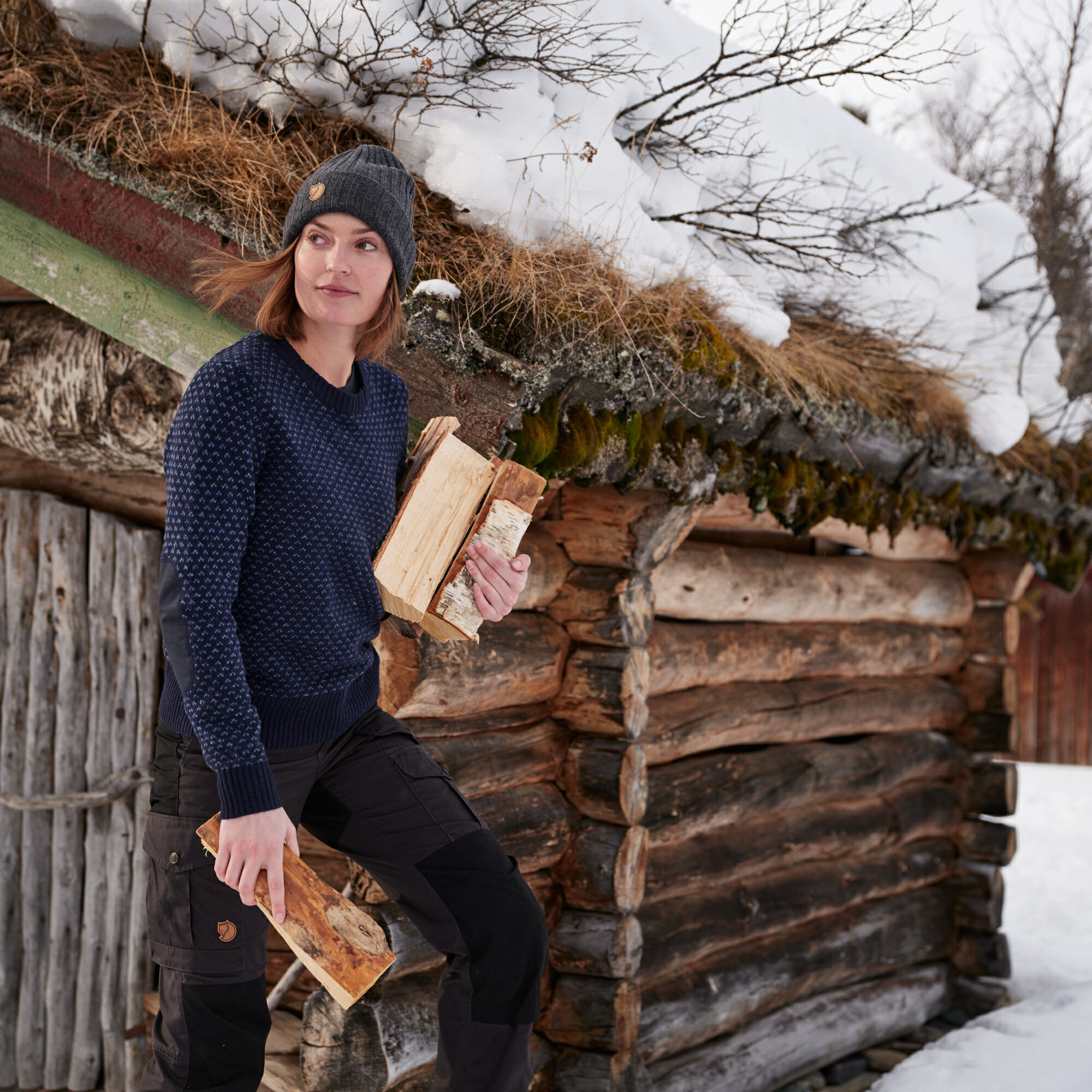 Sequel Andesbjergene fællesskab Övik Women's Nordic Sweater - Fjällräven