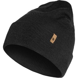 Fjällräven Classic Knit Hat Unisex Caps, hats & beanies Black Main Front 48305