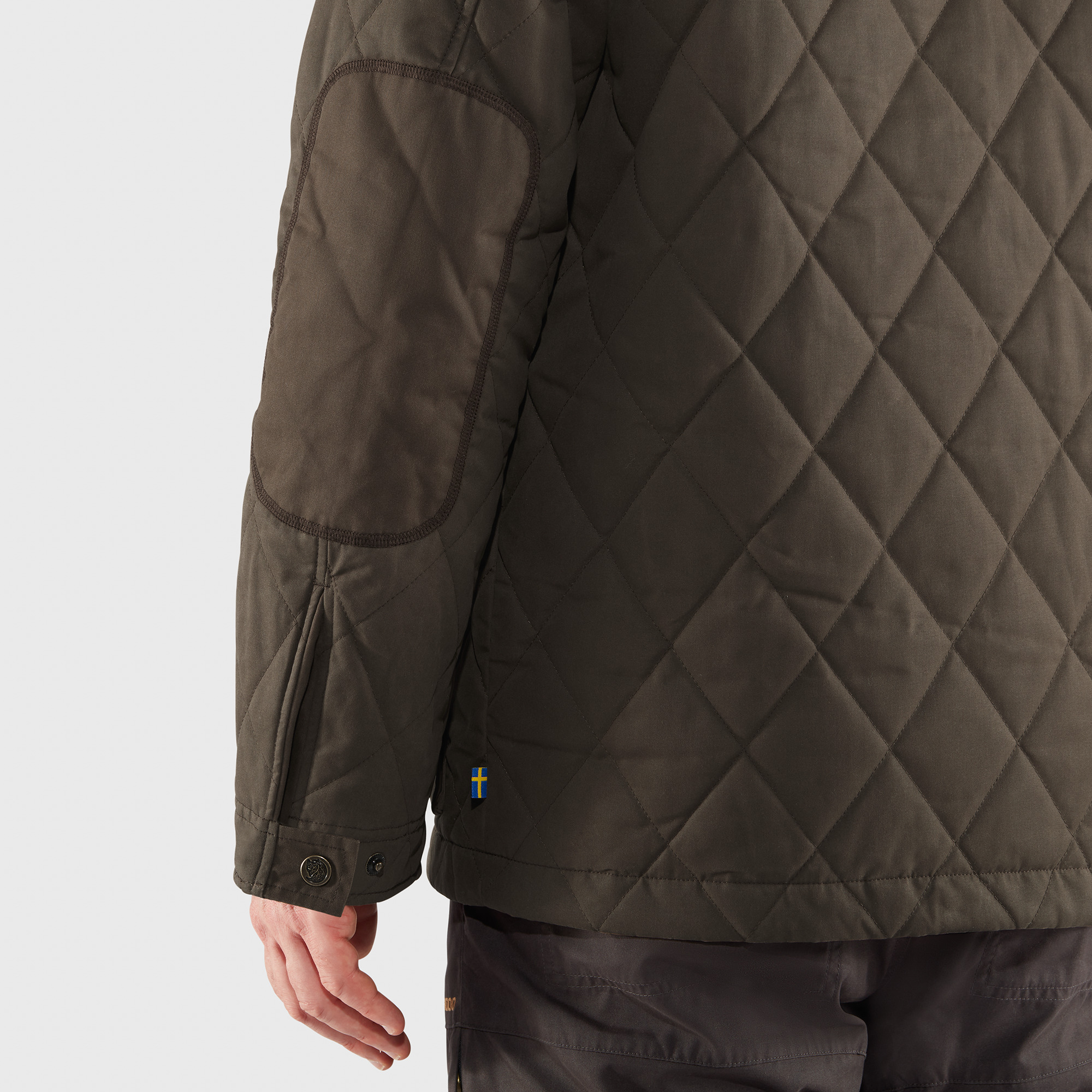FOX CHUNK QUILTED OLIVE JACKETS 