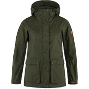 Fjällräven Forest Hybrid Jacket W Women’s Hunting jackets Dark green, Green Main Front 56382