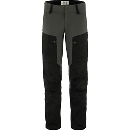 Fjällräven Keb Trousers M Men’s Trekking trousers Black, Grey Main Front 65798