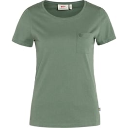 Fjällräven Pocket T-shirt NA W Women’s T-shirts & tank tops Green, Green Main Front 59550