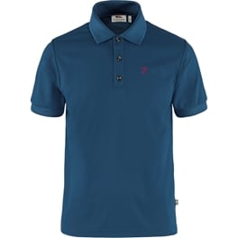 Fjällräven Crowley Pique Shirt M Men’s T-shirts & tank tops Blue Main Front 26702