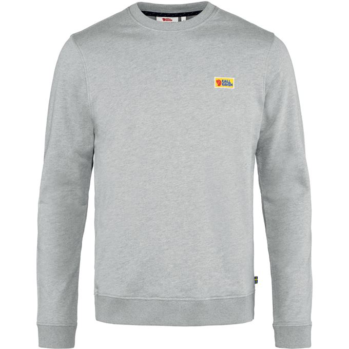 Fjällräven Vardag Sweater M Men’s Sweaters & knitwear Grey, Grey Main Front