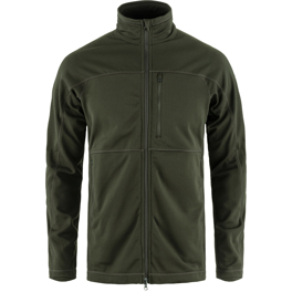 Fjällräven Abisko Lite Fleece Jacket M Men’s Trekking jackets Green Main Front 73998