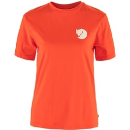 Fjällräven Walk With Nature T-shirt W Women’s T-shirts & tank tops Orange Main Front 73648