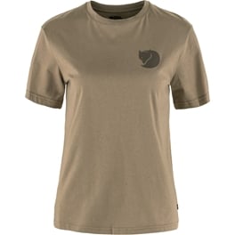 Fjällräven Walk With Nature T-shirt W Women’s T-shirts & tank tops Brown Main Front 73636