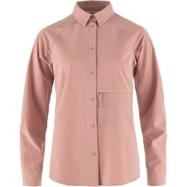 Fjällräven Abisko Trekking Shirt W Women’s Shirts Pink Main Front 73518