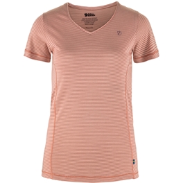 Fjällräven Abisko Cool T-shirt W Women’s T-shirts & tank tops Pink Main Front 73783
