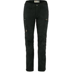 Fjällräven Kaipak Trousers Curved W Women’s Trekking trousers Black Main Front 14657