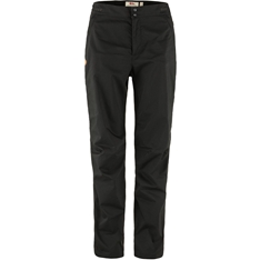 Fjällräven Abisko Hike Trousers W Women’s Trekking trousers Black Main Front 73485
