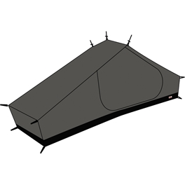 Fjällräven Mesh Inner Tent Lite 1 Unisex Tent accessories Black Main 20044