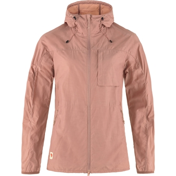 Fjällräven High Coast Wind Jacket W Women’s Outdoor jackets Pink Main Front 80929
