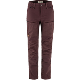 Fjällräven Keb Agile Trousers W Women’s Trekking trousers Red Main Front 74022