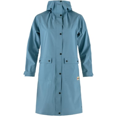 Fjällräven Vardag Rain Parka W Women’s Outdoor jackets Blue Main Front 73629