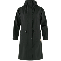 Fjällräven Vardag Rain Parka W Women’s Outdoor jackets Black Main Front 73630