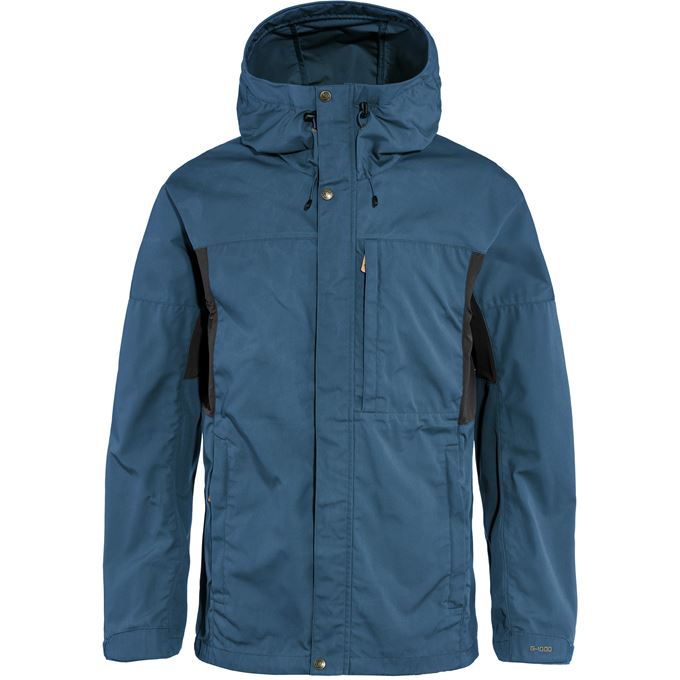 Fjällräven Kaipak Jacket M Men’s Shell jackets Grey, Blue Main Front 14611