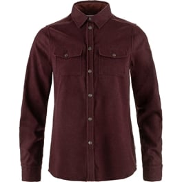 Fjällräven Canada Shirt Solid W Women’s Shirts Red Main Front 79088