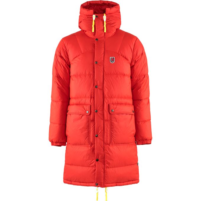 Fjällräven Expedition Long Down Parka M Men’s Down jackets Red Main Front 29984