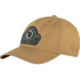 Fjällräven Classic Badge Cap Unisex Caps, hats & beanies Brown, Yellow Main Front 59323