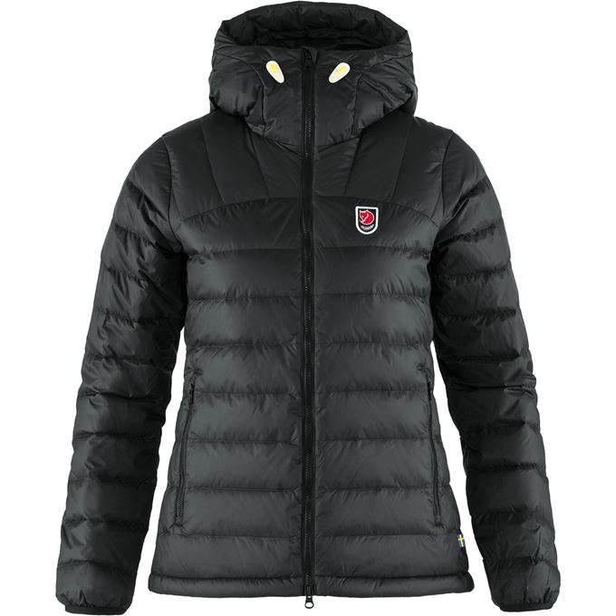 Fjällräven Expedition Pack Down Hoodie W Women’s Down jackets Black Main Front 30016
