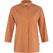 Fjällräven Abisko Hike Shirt W Women’s Shirts Brown, Orange Main Front 59283