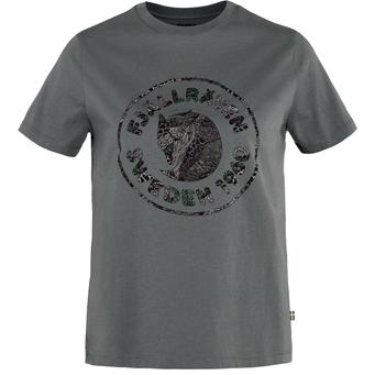 Fjällräven Kånken Art Logo Tee W Women’s T-shirts & tank tops Grey Main Front 59368
