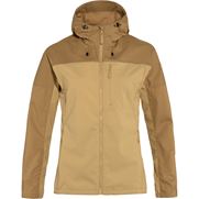 Fjällräven Abisko Midsummer Jacket W Women’s Outdoor jackets Brown, Yellow Main Front 59479